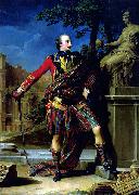 Pompeo Batoni British Army officer oil painting
